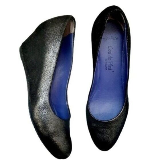 Cou de Pied by PREVATA Italy Women's Light Wedge Shoe Sz 6 - Picture 1 of 12